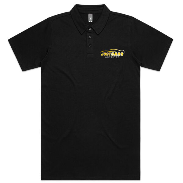 Mens Just Cars Artistry Polo Shirt Design 1 Thumbnail