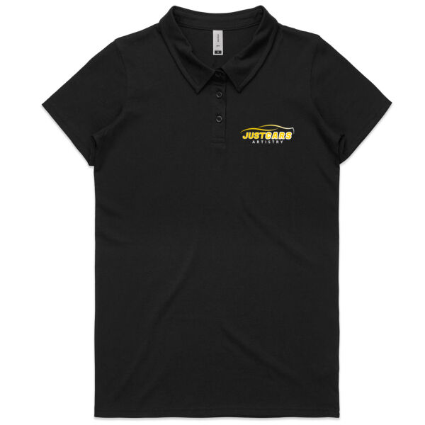 Women's Just Cars Artistry Polo Shirt Simple  Thumbnail